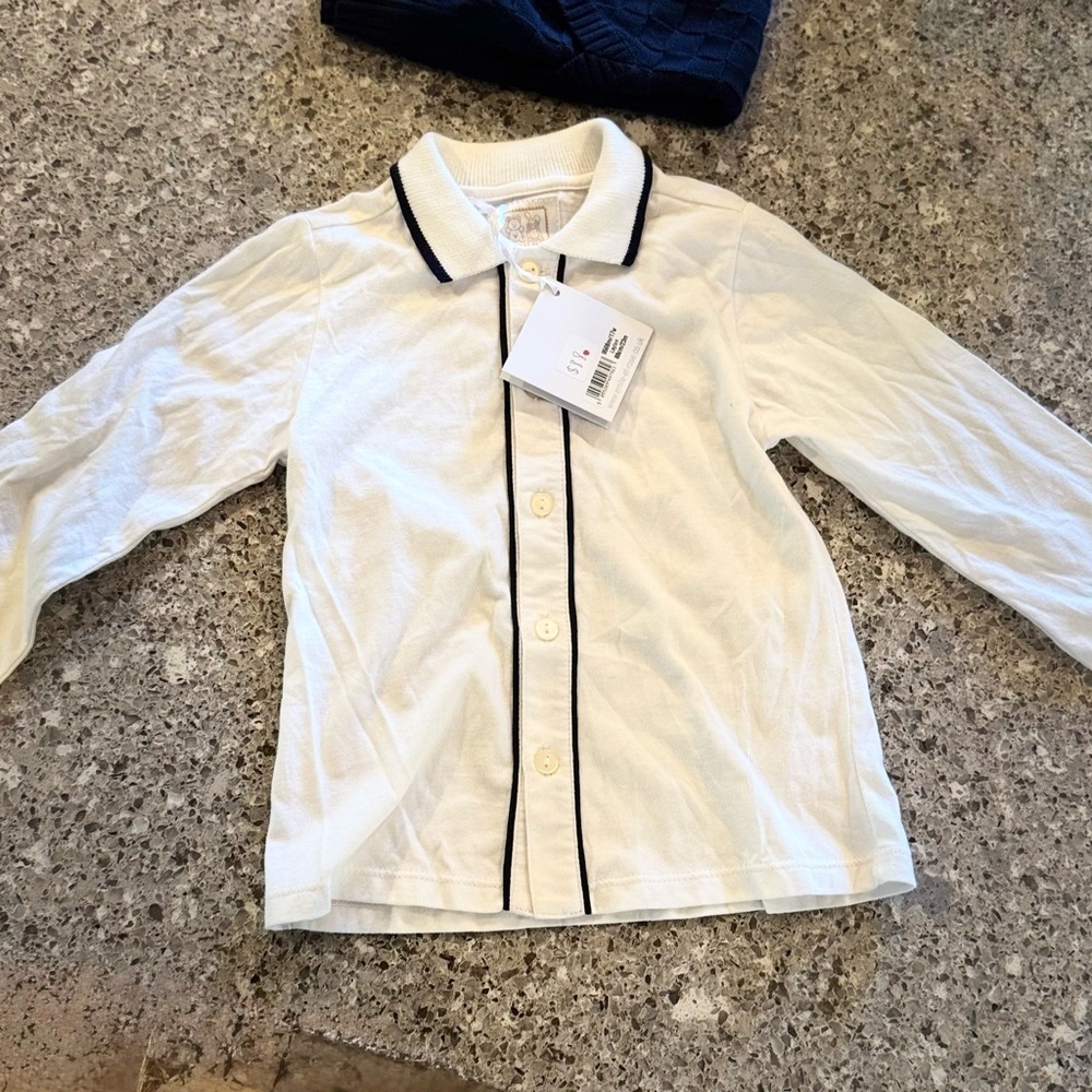NWT Emile et Rose Baby Boy 2-Piece Sweater Vest and Matching Top- Size 23M 👶✨ - Picture 8 of 16